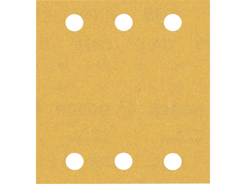 Brusni papir EXPERT C470 z 6 luknjami za vibracijske brusilnike, Dimenzije: 115x107mm, Zrnatost: 180, 2608901658